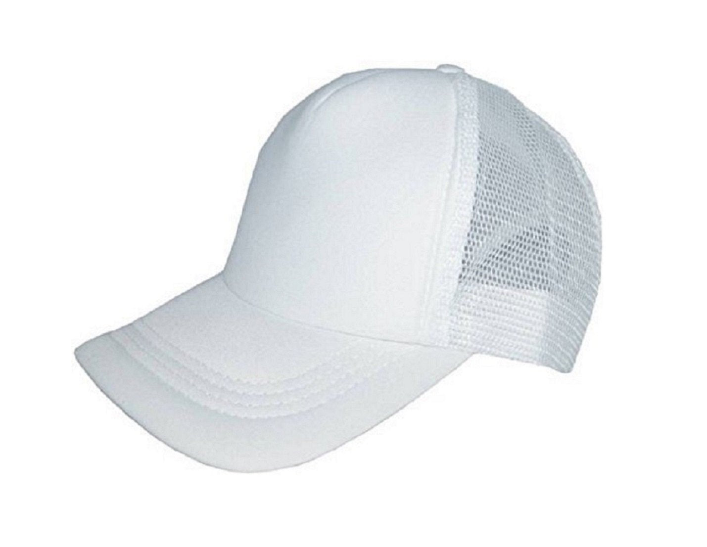 Fashmade Solid White Halfnet Cap For Men/Boys & Women/Girls