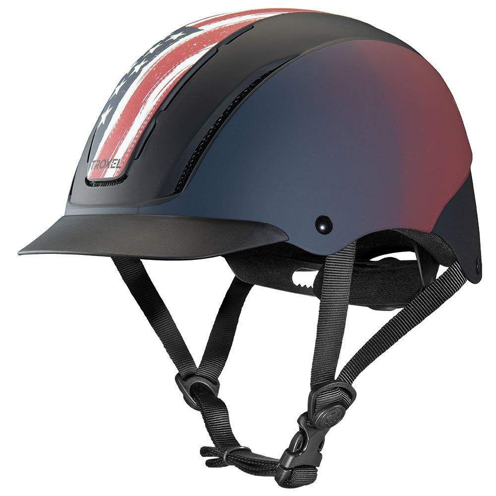 Troxel Spirit Full Coverage Horse Riding Helmet, Low-Profile Adjustable Design, Safety Horseback Riding Gear, Large (7-3/8-7-3/4
