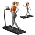 Walking Pad Treadmill, Walking Pad With Handle Bar, 2.5 Hp Under Desk Treadmills For Home Office, 3 In 1 Foldable Treadmills Sup