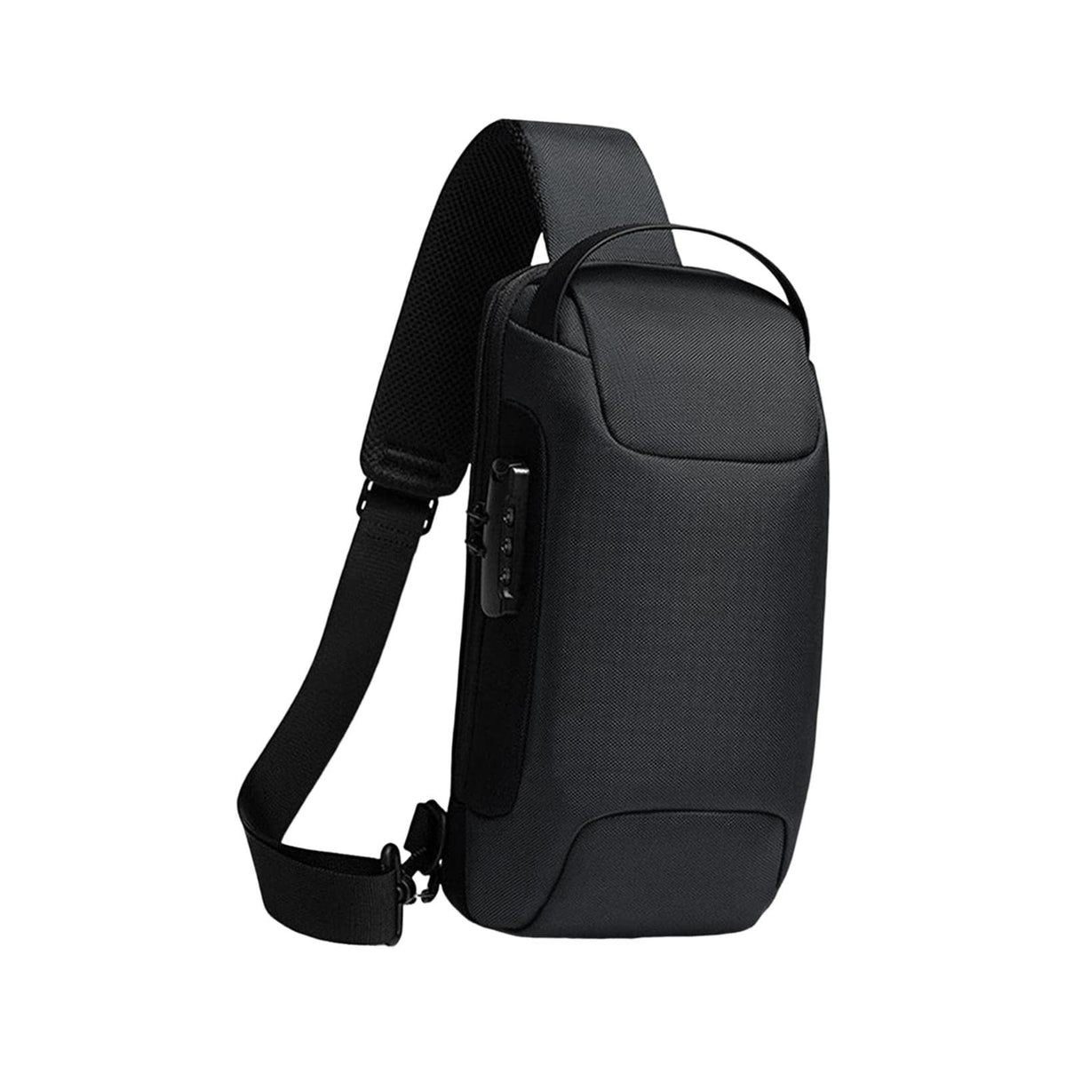 Enakshi Sling Bag For Men With Lock Backpack Handbag For Cycling Camping Travelling Black|Clothing, Shoes & Accessories | Mens A