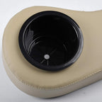 Vrracing 1 Pair Rear Armrest Cushion With Holder Cup For Club Car,Compatible For Yamaha,For Ezgo Golf Cart Beige