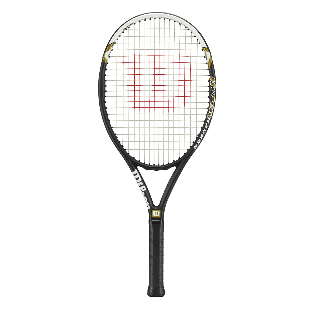 Wilson Hyper Hammer 5.3 Tennis Racket - Black/White, Grip Size 0-4