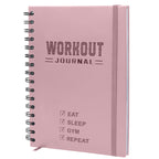 Hardcover Fitness Journal Workout Planner For Men & Women - A5(5.7'' X 8.3'') Sturdy Workout Log Book To Track Gym & Home Workou