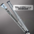 Superstroke Traxion Tour Golf Club Grip, Tiff/White/Gray (Undersize) | Advanced Surface Texture That Improves Feedback And Tack