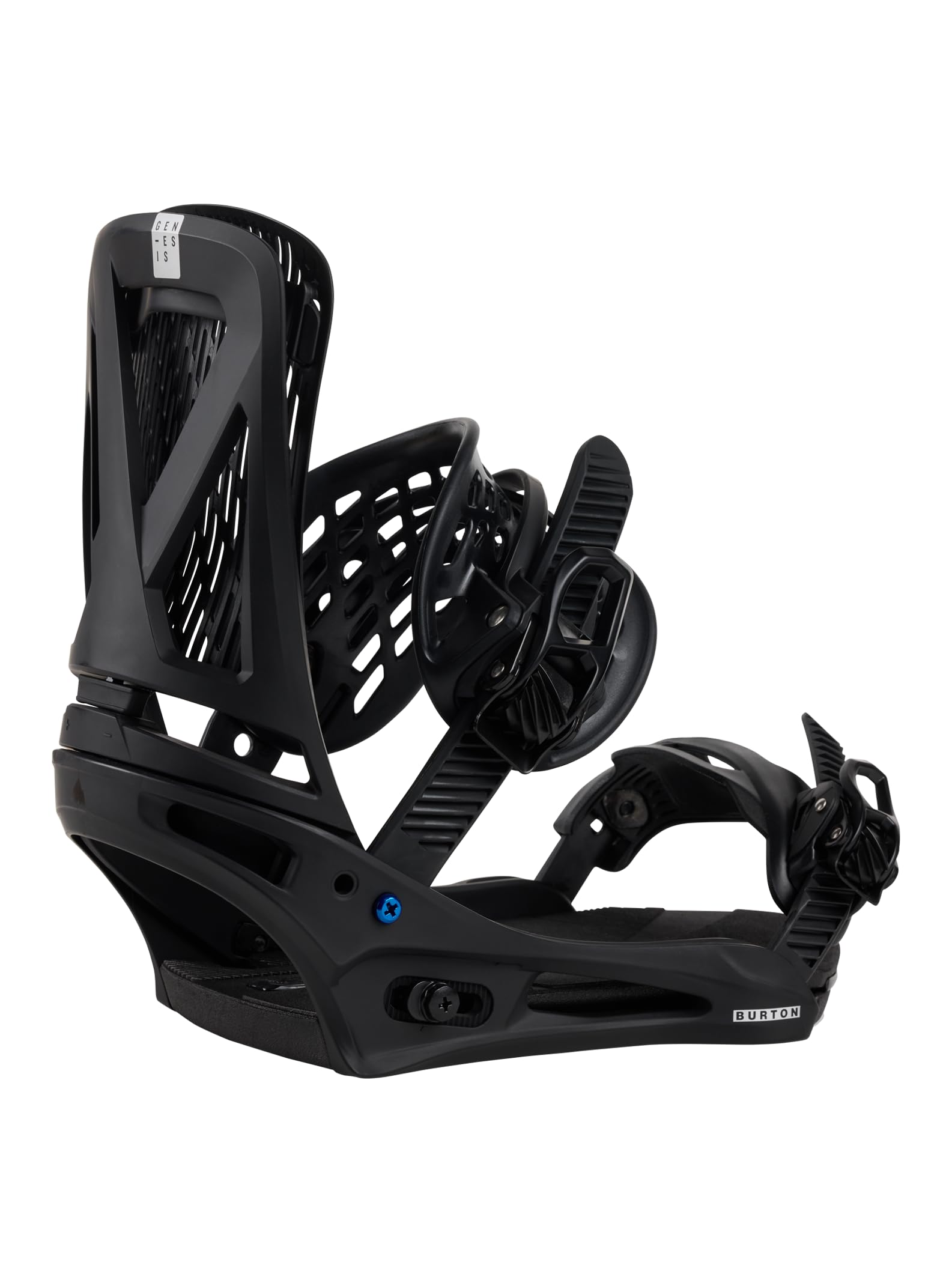Burton Men's Genesis Re:Flex Snowboard Bindings, Black, M