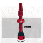 Bwshlf Red Tubeless Presta Valve Stem 40Mm  44Mm, Super Light Alloy Presta Valve Stem Kit With Valve Core Remover Tool And Valve