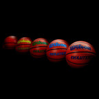 Wilson Evolution Indoor Game Basketball, Green, Size 7 - 29.5
