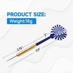 Gse 12 Pcs Of 18 Grams Steel Tip Darts, Professional Darts Metal Tip Set, Metal Darts For Dartboard With Extra Flights, Dart Sha