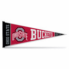 Rico Industries Ncaa Ohio State Buckeyes Exclusive 12'' X 30'' Felt Wall D  Cor Pennant - Great For Home/Bed Room/Man Cave D  Co