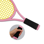 Tennis Racket Set For Children,17 Inch Racquet With 3 Soft Balls,1 Tennis Ball And 4 Badminton Balls For Toddler Indoor/Outdoor