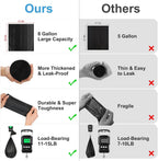 Siewl 25 Portable Camping Toilet Bags, Biodegradable Compostable Thickened For 5 Gallon Bucket Toilet