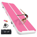 AKSPORT Air Mat Tumble Track 10ft 13ft 16ft 20ft Gymnastics Tumbling Mat Inflatable Tumble Track with Electric Air Pump for Home