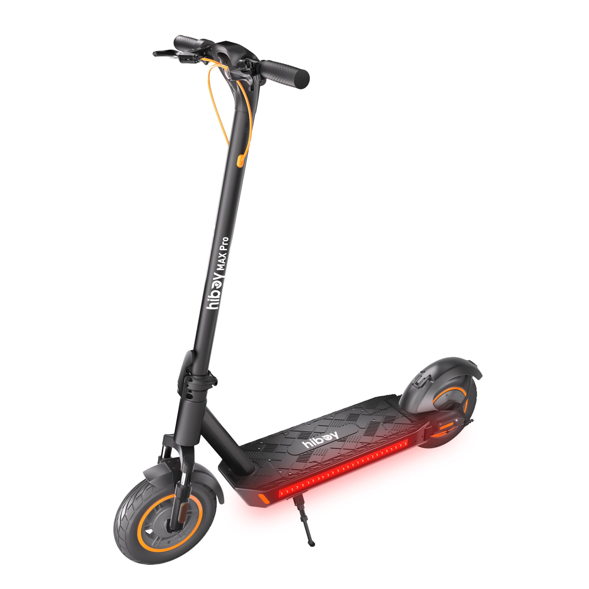 Hiboy MAX Pro Electric Scooter, 46.6 Mi Long Range, 22 MPH Power by 650W MAX Motor, 11 Pneumatic Tires, Split Hub Design, Dual