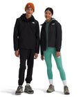 The North Face Teen Antora Triclimate Jacket - Waterproof Shell, Warm Inner Fleece Layer, Adjustable Hood with Drawcord, TNF Bla