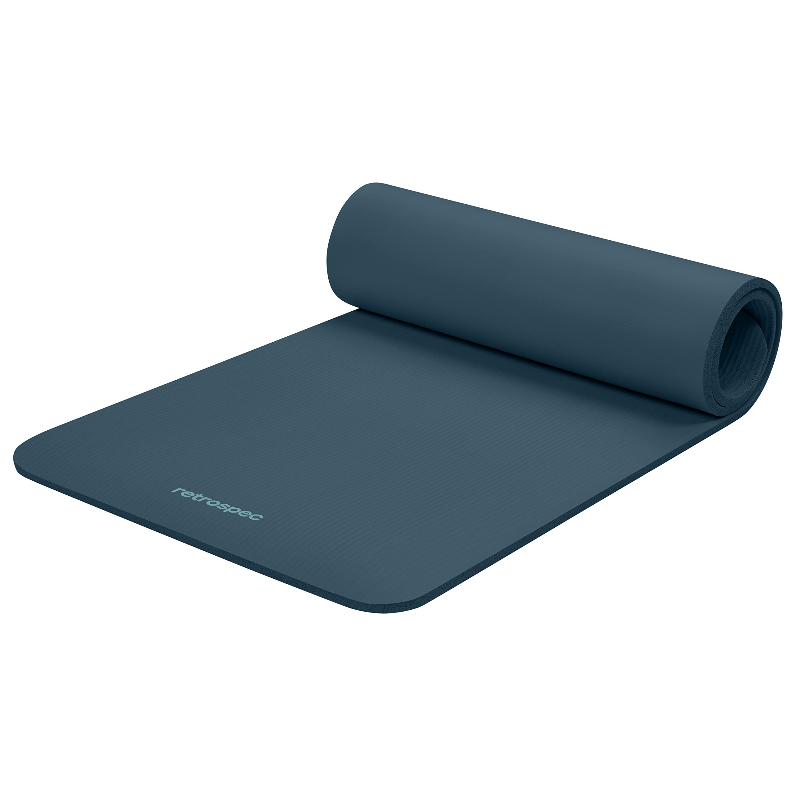Retrospec Retrospec Solana Yoga Mat 1/2'' Thick W/Nylon Strap For Men & Women - Non Slip Excercise Mat For Yoga, Pilates, Stretc