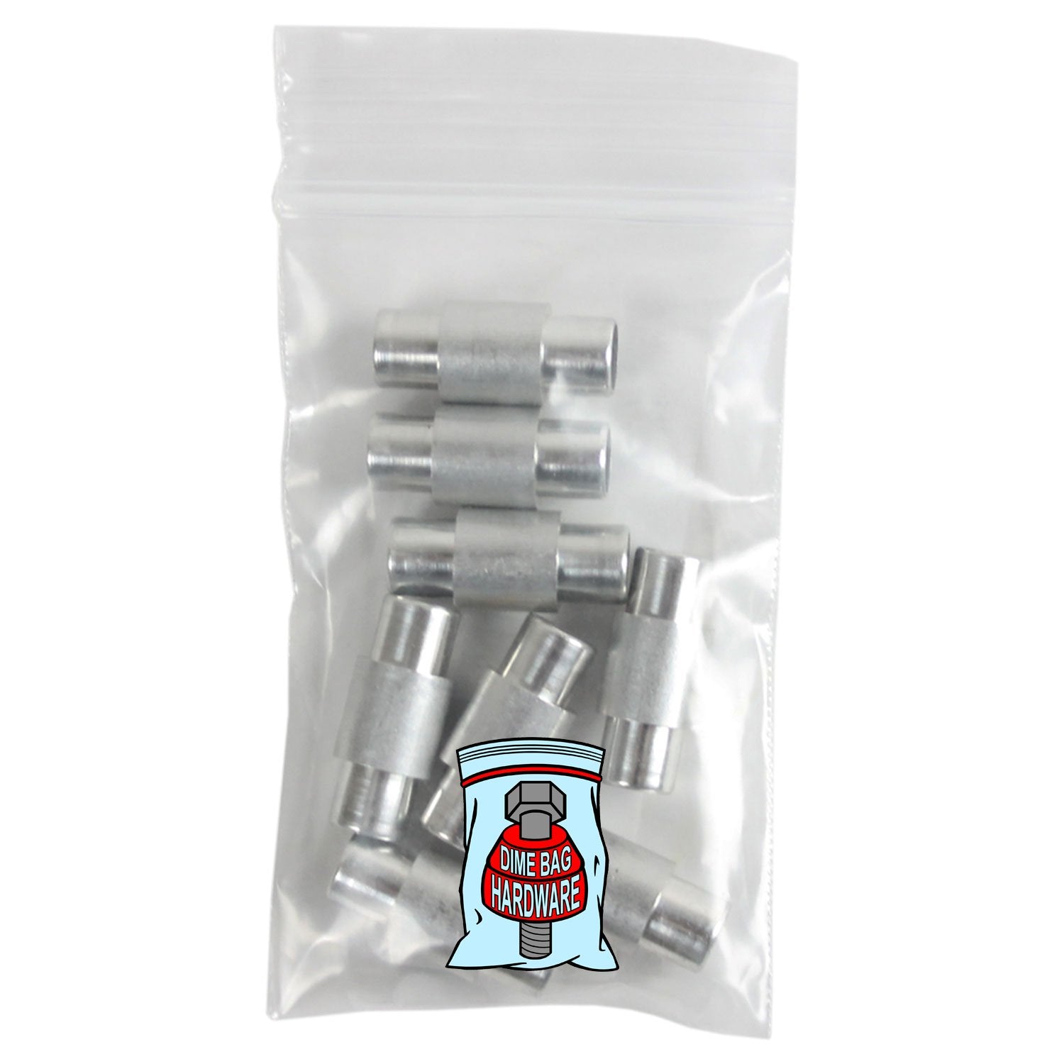 Dime Bag Hardware Inline Axle Aluminum Speed Spacer 8-Pack Spacers For 6Mm Axles Roller
