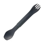 Humangear Gobites Duo | Travel & Camping Utensils | Portable & Convertible Dining Ware | Multi-Functional Spork, Gray