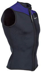 Neo Sport Mens And Womens Front Zipper Wetsuit Vest - 2.5Mm -4-Way Stretch Neoprene - 50+ Uv Shield (S125Mf-45-S)