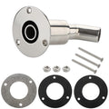Vturboway Stainless Steel 316 Thru Hull Exhaust Skin, Fitting 24Mm Tube Pipe Socket Hardware, For Diesel Parking Heaters
