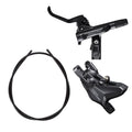 Shimano Deore BR-M6100/BL-M6100 Deore Bled Brake Lever/Post Mount 2 Pot calliper, Rear Left, M6100LR,Black