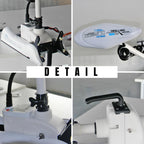 Parkho Haswing Electric Trolling Motor - 12V 55Lb 48 Inch Shaft Cayman B Bow Mount Boat Fishing Saltwater Freshwater With Remote