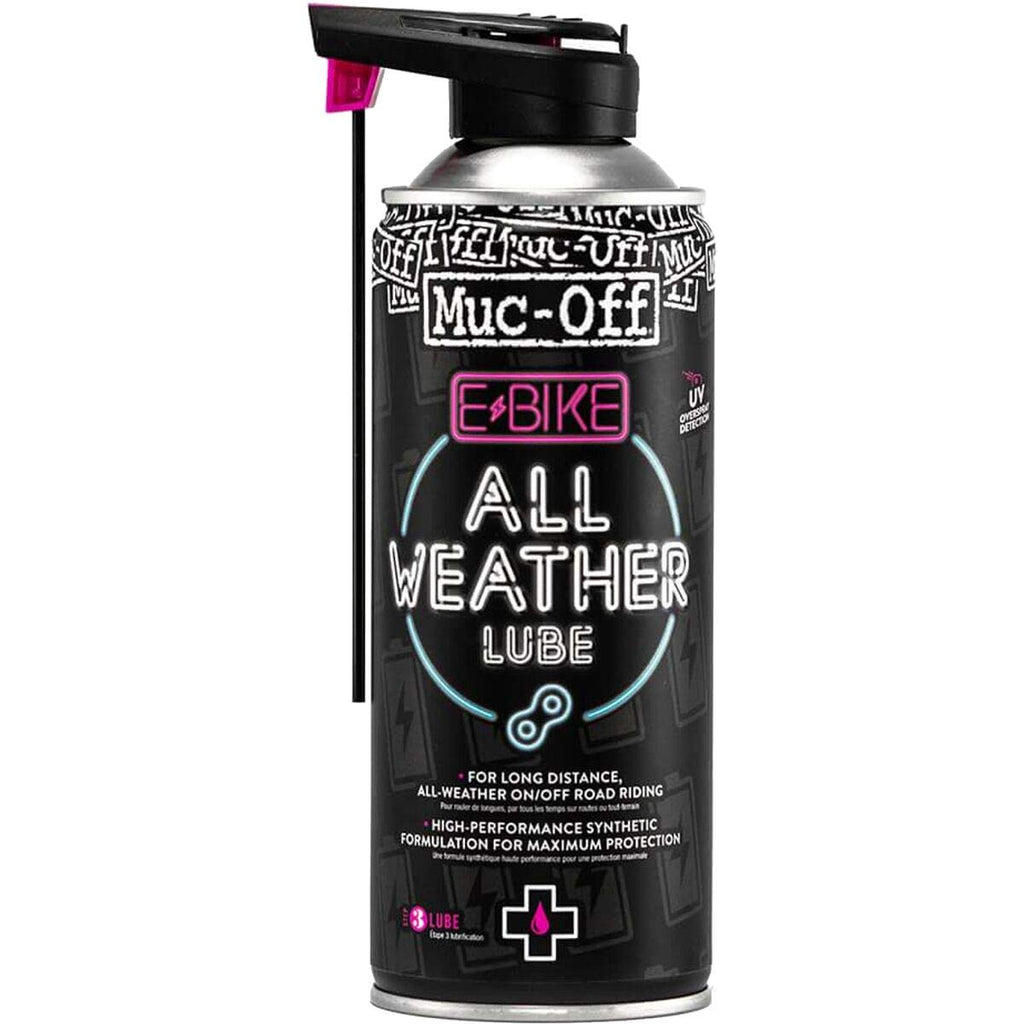 Muc-Off Ebike All-Weather Chain Lube, 8.5 Fl Oz - Bike Lube, Bike Chain Oil, Chain Wax For Dry Weather Conditions - Bike Lubrica