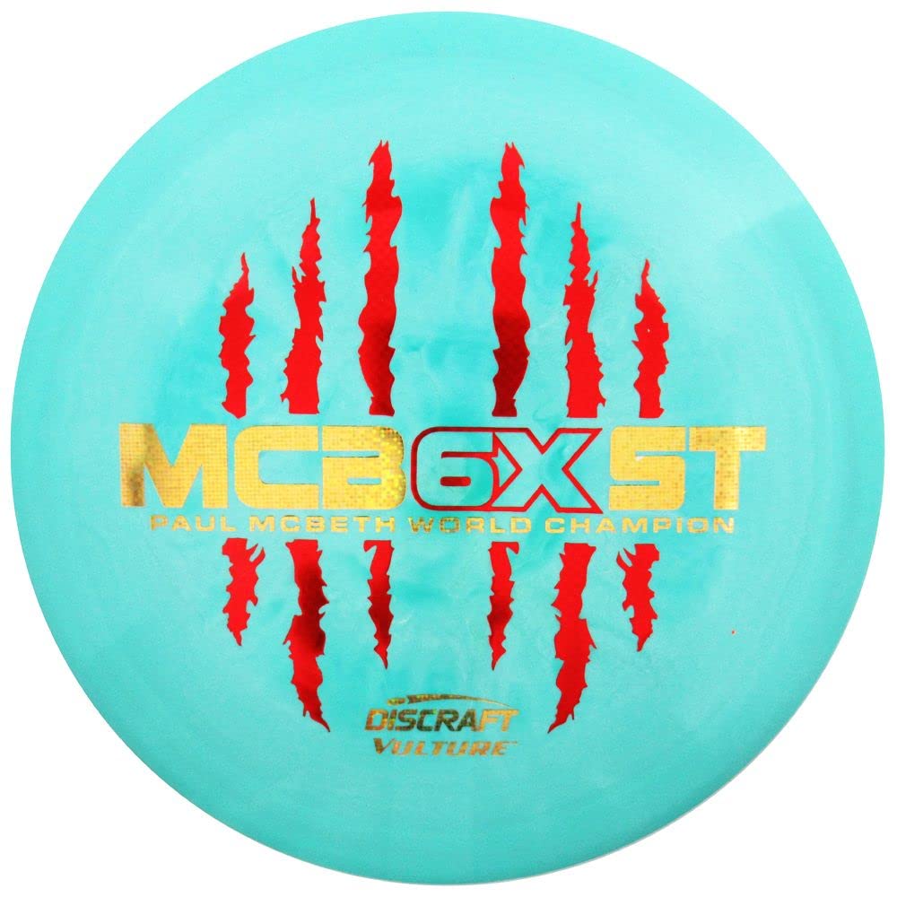 Discraft Limited Edition Paul Mcbeth 6X Commemorative Mcbeast Stamp Vulture Distance Driver Golf Disc - 173-174G