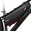 WOLFILIST Waterproof Bike Frame Bag - Under Top Tube Triangle Storage Pouch for MTB & Road Bikes - Holds Cycling Tools, Accessor