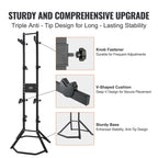 Vevor 4 Bike Storage Rack, Free Standing Gravity Wall Vertical Bike Rack, Fully Adjustable Bike Rack Garage, Sturdy Steel & Easy