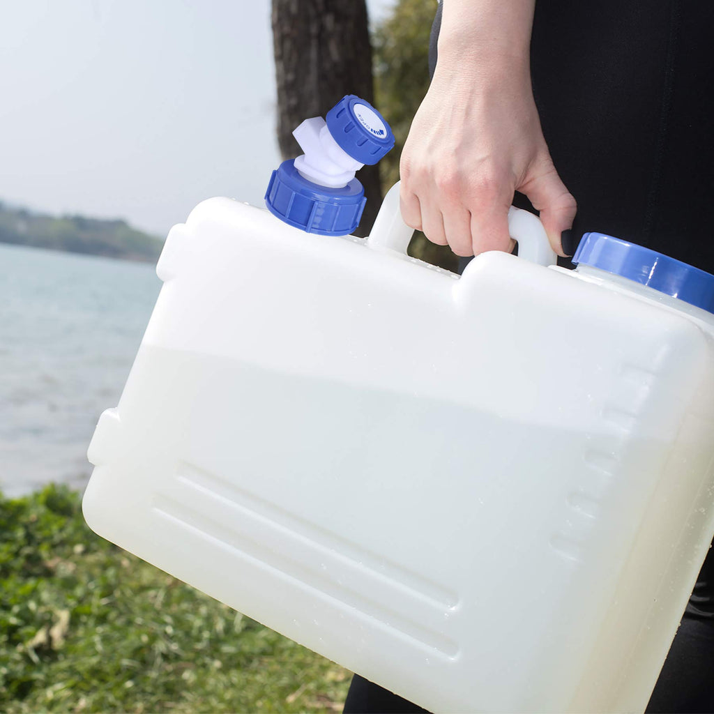 Campmax Water Container With Spigot, 4 Gallon Portable Water Storage For Camping (15L)