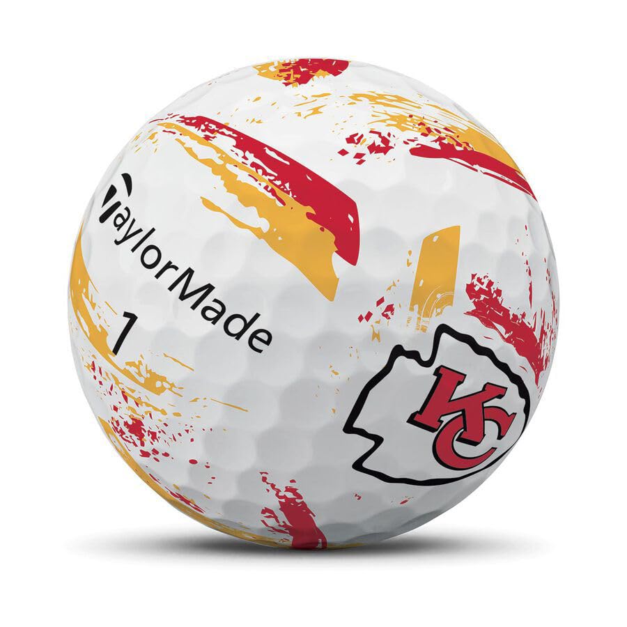 TaylorMade Golf Speed Soft Ink NFL Kansas City Chiefs Dozen