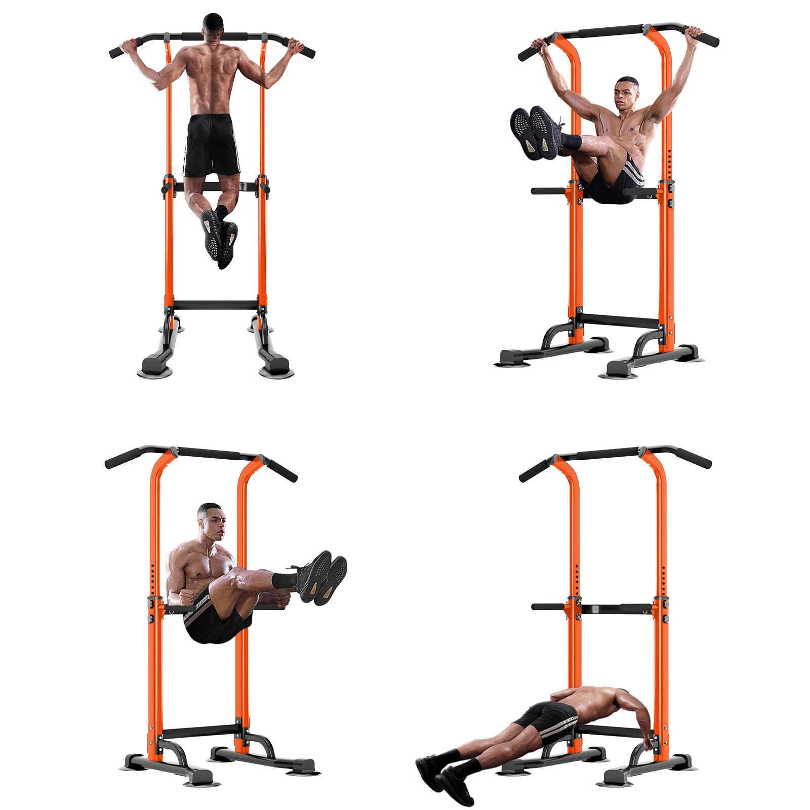 Sogespower Power Tower Dip Station Pull Up Bar For Home Gym Adjustable Height Strength Training Workout Equipment,Pull Up Bar St