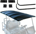 RED DOT Topsail Canvas Golf Cart Sun Top Compatible with EZGO TXT/T48/Freedom TXT 2001.5-2022 | 84 Inch Bimini Style Top | Easy 