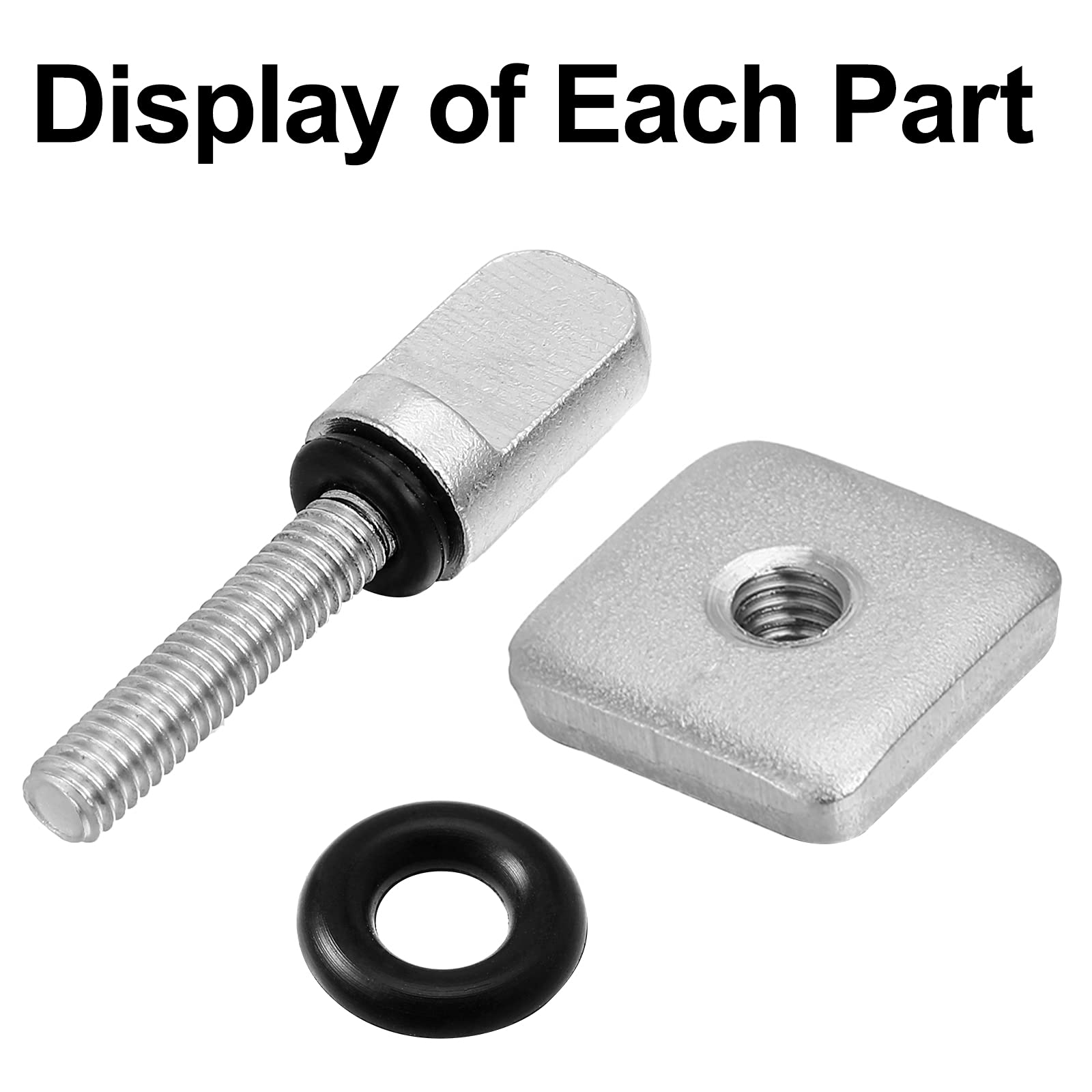 Ferraycle 6 Pieces Surfing Accessories No Tool Stainless Steel Fin Screw Thumb Fin Screw For Men Women Surfboard Surf Longboard