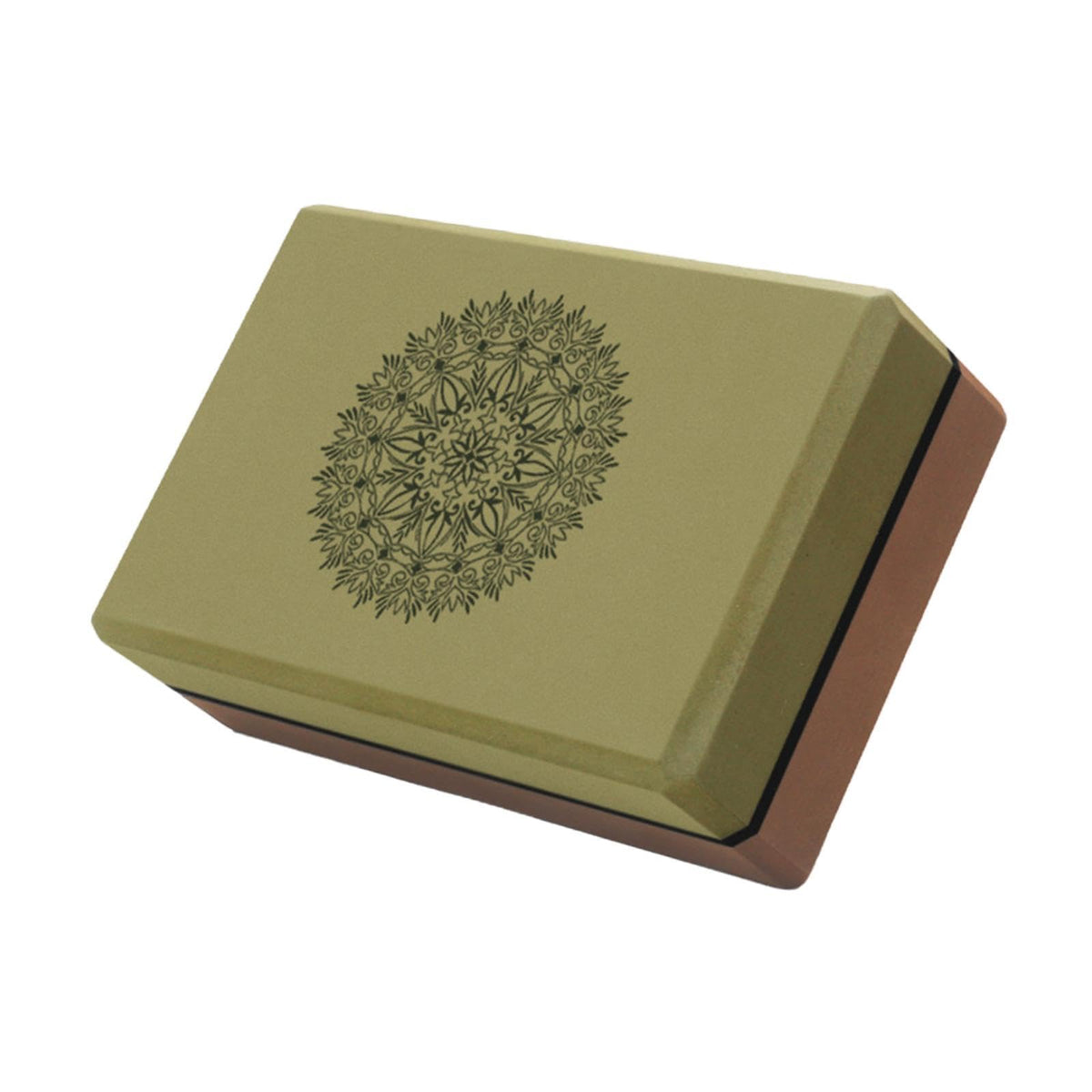 Yoga Block Lightweight Soft Yoga Brick For Body Building Meditation Home Gym Green And Coffee|Yoga Props|Sporting Goods