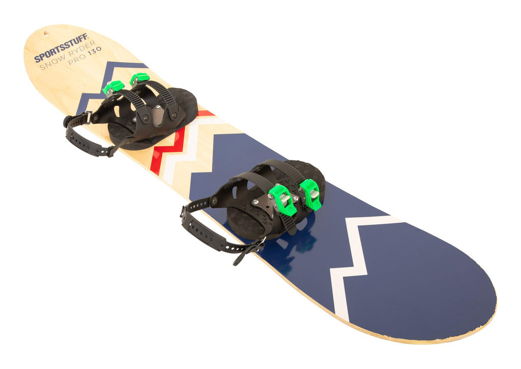 SportsStuff Snow Ryder PRO Hardwood Snowboard, 130cm, Beginners Wood Snowboard