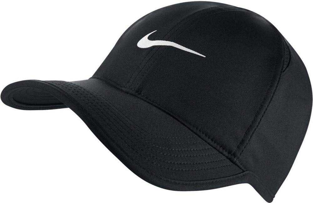 Nike Aerobill Featherlight Cap, Black/Black/White, One Size