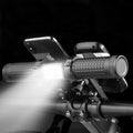 Redcomets 10000mAh Bicycle Light,Bike Handlebar Extender,Aviation Aluminum Alloy 2400lumens Bike Headlights,with a Bicycle Speed