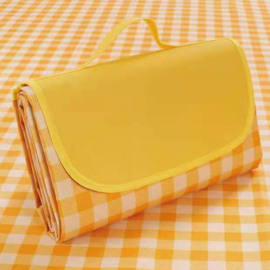 Extra Large Picnic Blanket Beach Blankets, 80''X60'' Picnic Mat Waterproof Sand Proof Foldable Portable For Outdoor Camping Hiki