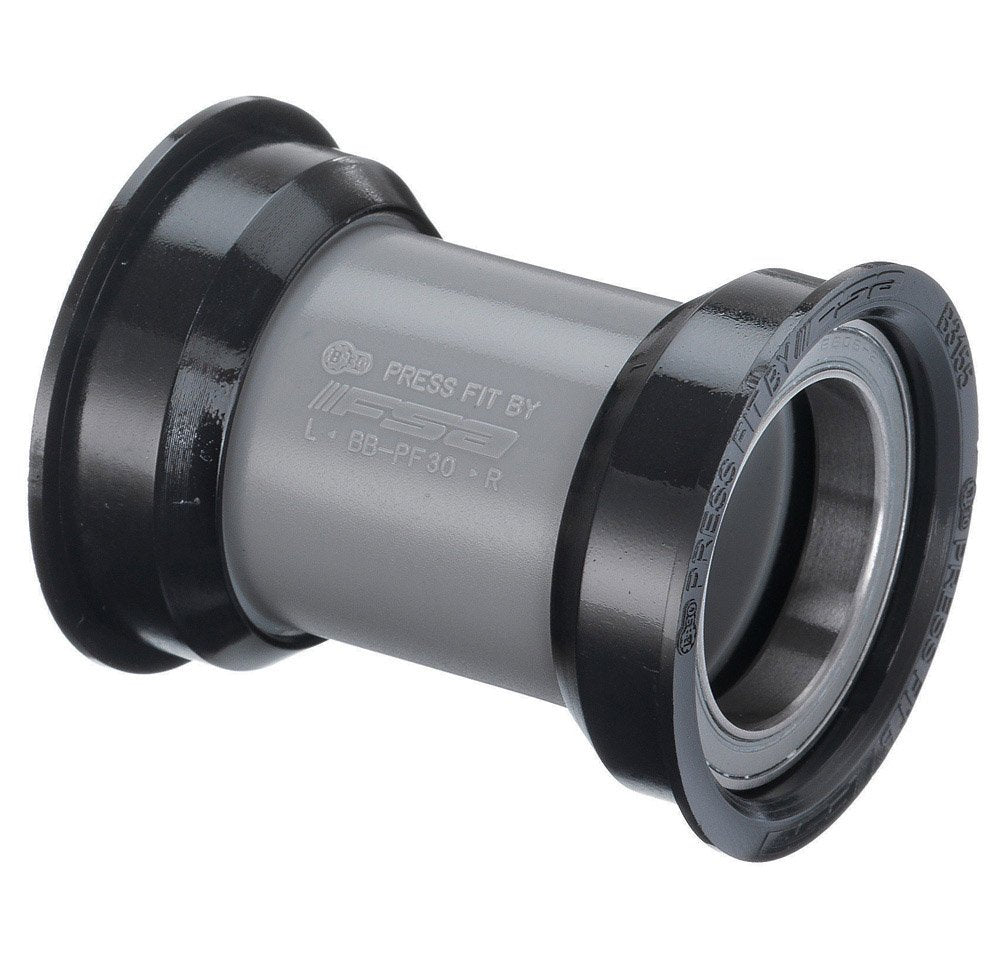 Fsa Pressfit 30 Bottom Bracket Road Steel Bearings, Black, Bb30/Pf30 68/73Mm