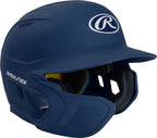 Rawlings 2022 Mach 1-Tone Matte Baseball Batting Helmet W/Lhb Adjext, Junior, Matte Navy