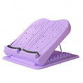 SNAPPSY Padded Foot Blocks Calf Stretcher Board Textured Surface Foldable Stretch Board Traction Bumps Sports Gear, Purple