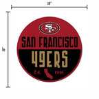Rico Industries Nfl Football San Francisco 49Ers Classic Shape Cut Pennant - Home And Living Room D  Cor - Soft Felt Ez To Hang