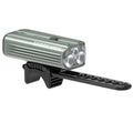 LEZYNE Super Drive Bicycle Micro USB Rechargeable IPX7 White LED Front Light with Multiple Solid & Flash Modes | Integrated Sili