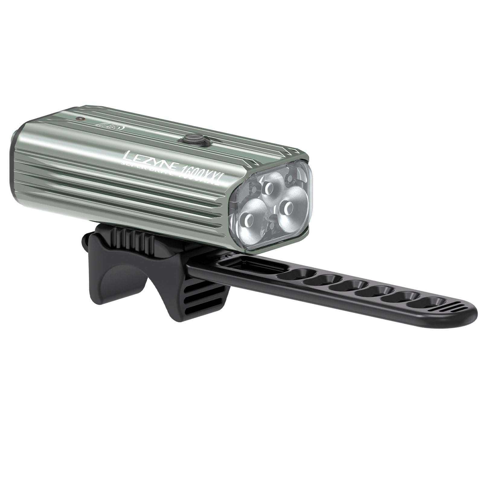 LEZYNE Super Drive Bicycle Micro USB Rechargeable IPX7 White LED Front Light with Multiple Solid & Flash Modes | Integrated Sili