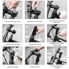 Bike Stem Riser Bike Fork Stem Extender Bicycle Handlebar Raiser Head Up Adapter Suitable For Mountain Bike, Road Bike, Mtb, Bmx