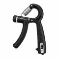 Hand Grip Strengthener with Counter 560kg Adjustable Resistance (black)