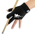 Roaming Quick-Dry Breathable Billiard Pool Gloves, Shooters Carom Snooker Cue Sport Glove Fits On Left Hand (Black-Left Hand, Xx