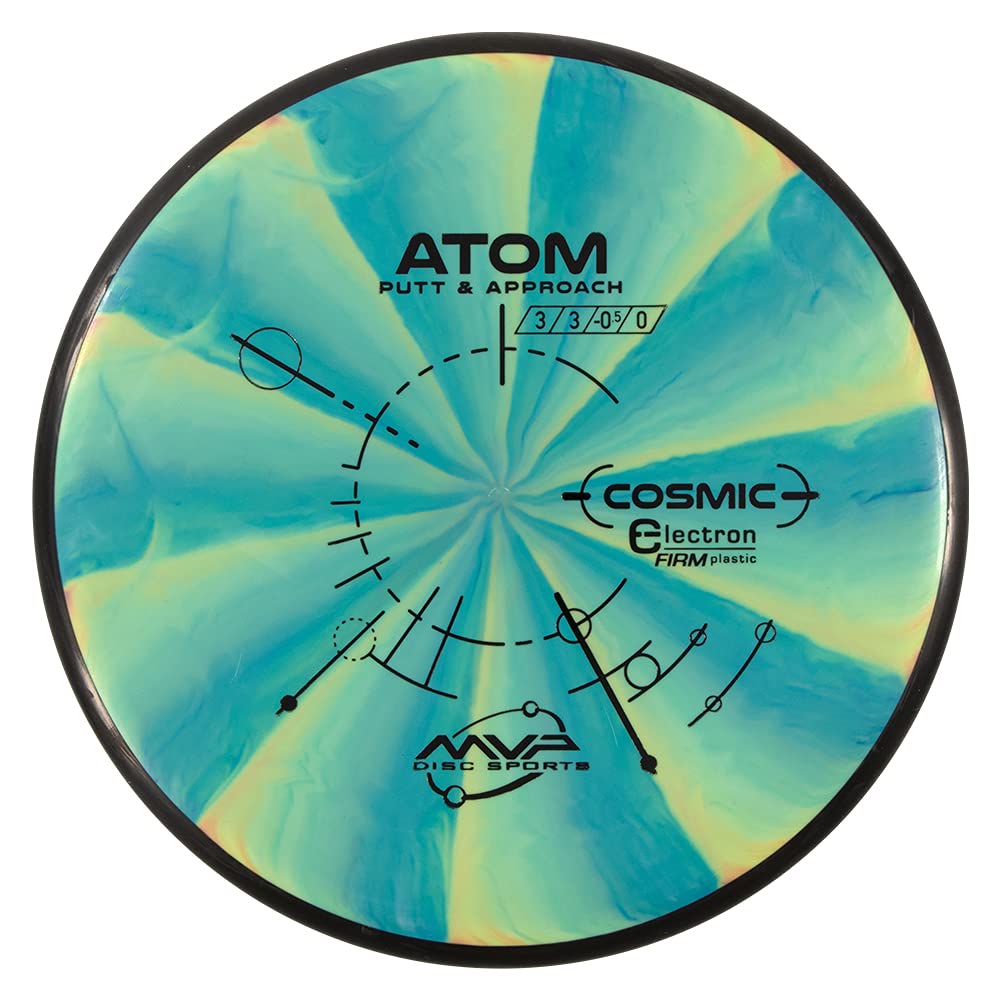 Mvp Disc Sports Cosmic Electron Atom (Soft) Disc Golf Putter (170-175G / Colors May Vary)