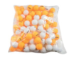 Franklin Sports Ping Pong Balls - Bulk Pack Of Official Size + Weight 40Mm Table Tennis Balls - White + Orange - One Star Profes
